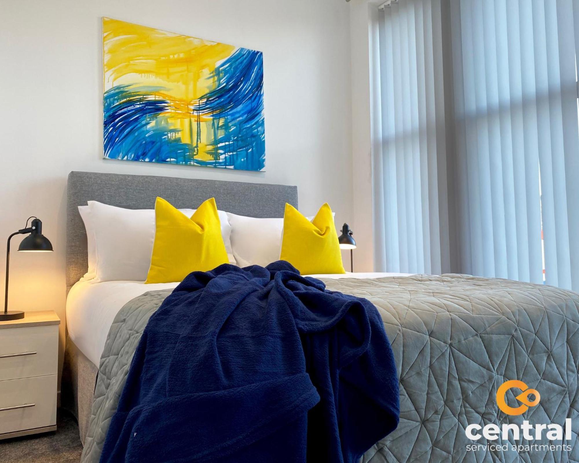 Central Serviced Apartments - Cosy 1 Bedroom - Walk Away From City Quay V&A - Walk To Bus And Train Station - Easy Access To City Centre - Fast Wi-Fi - Fully Equipped - Weekly & Monthly Stay Offers Dundee Luaran gambar
