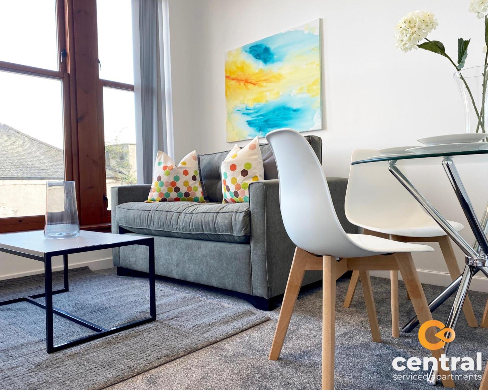 Central Serviced Apartments - Cosy 1 Bedroom - Walk Away From City Quay V&A - Walk To Bus And Train Station - Easy Access To City Centre - Fast Wi-Fi - Fully Equipped - Weekly & Monthly Stay Offers Dundee Luaran gambar