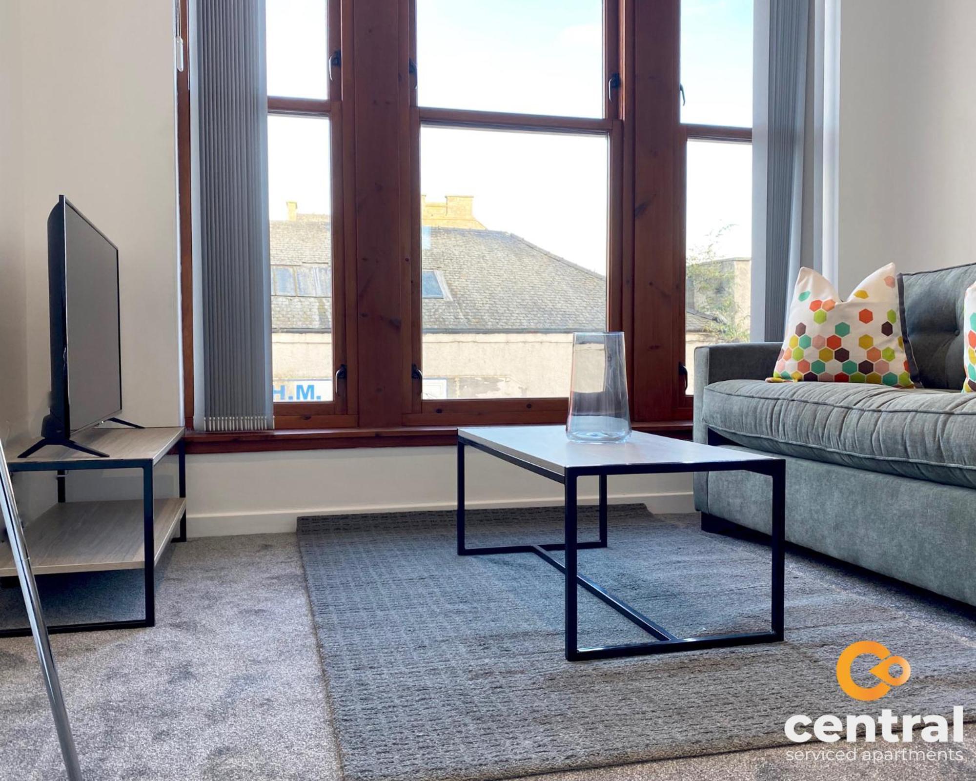 Central Serviced Apartments - Cosy 1 Bedroom - Walk Away From City Quay V&A - Walk To Bus And Train Station - Easy Access To City Centre - Fast Wi-Fi - Fully Equipped - Weekly & Monthly Stay Offers Dundee Luaran gambar