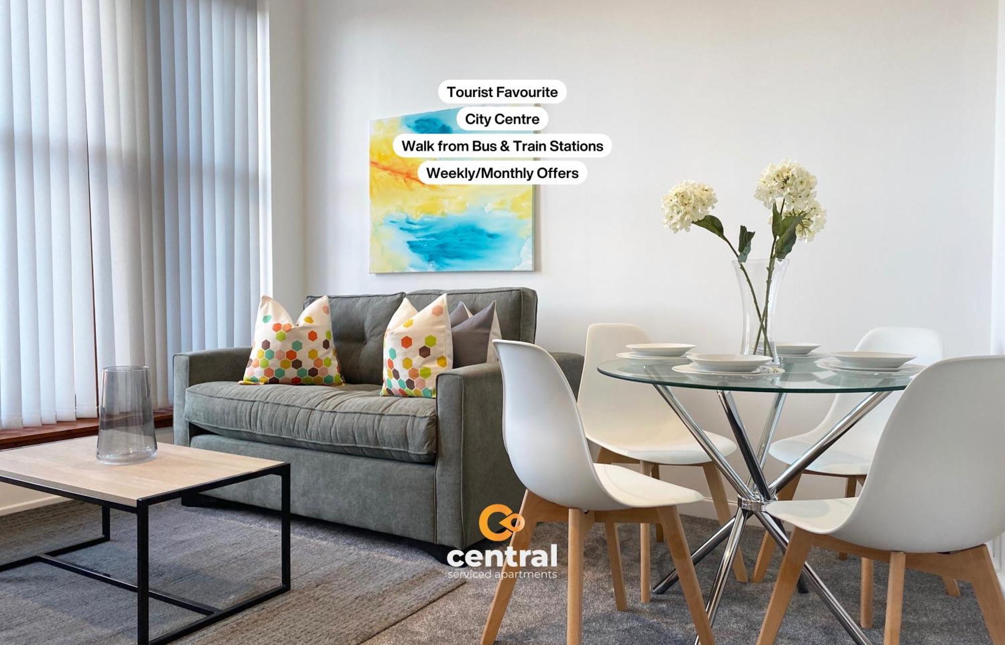 Central Serviced Apartments - Cosy 1 Bedroom - Walk Away From City Quay V&A - Walk To Bus And Train Station - Easy Access To City Centre - Fast Wi-Fi - Fully Equipped - Weekly & Monthly Stay Offers Dundee Luaran gambar